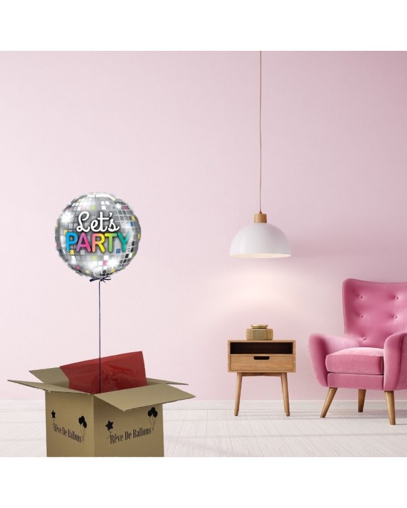 Offrir un cadeau à distance est facile grâce à Rêve de ballons : envoyez une jolie box ballon Let's party