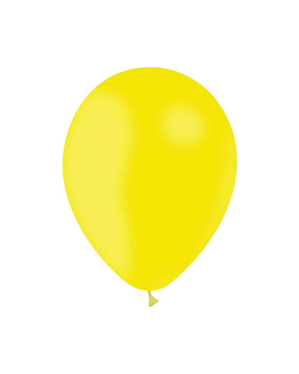 ballon jaune citron